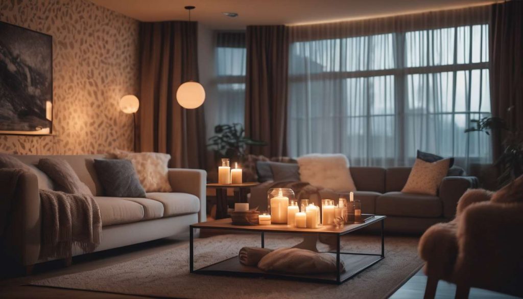 Förvandla rummet med belysningskonst och stämningsfulla detaljer
